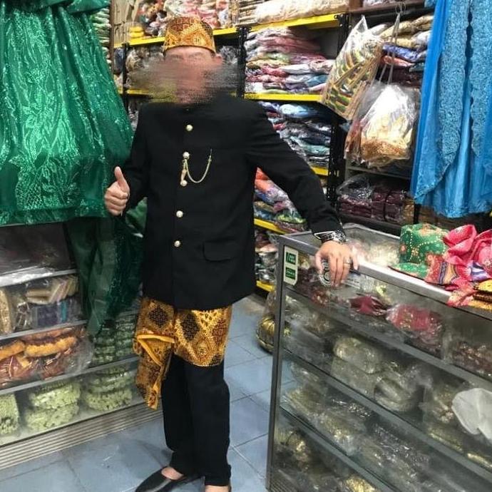 NEW SETELAN BESKAP SUNDA MUSLIM / SETELAN DEMANG PRIA DEWASA ORI