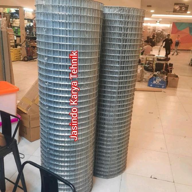 Murah Wiremesh Galvanis 2Cm X 2Cm X 1.8Mm / Kawat Loket 20X20X1.8Mm Roll / Kawat Ram Ayam Galvanis 1