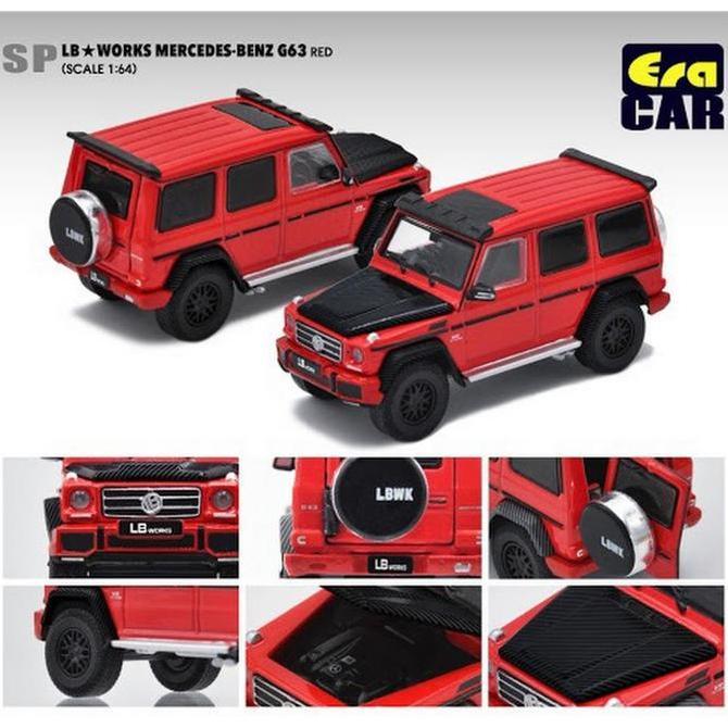 Era Car 1/64 LBWorks Mercedes-Benz G63 Red