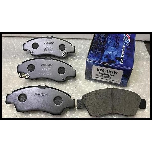 TERBARU BRAKE PAD KAMPAS KANVAS REM DEPAN BRIO SATYA RS NISSIN NISIN JAPAN 