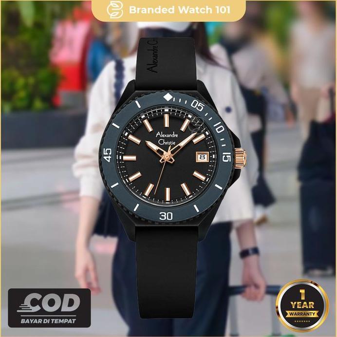Jam Tangan Wanita Alexandre Christie AC 2B34 / AC2B34 / AC 8693 / AC8693 / AC 2928 / AC2928 Garansi 