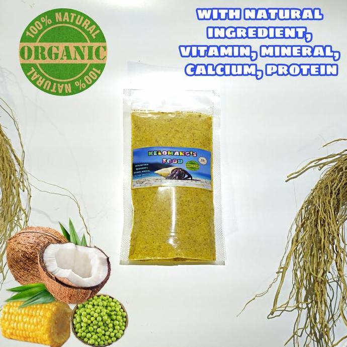 Ready 100 GR KELOMANG'S FOOD makanan kelomang darat keong kumang umang umang