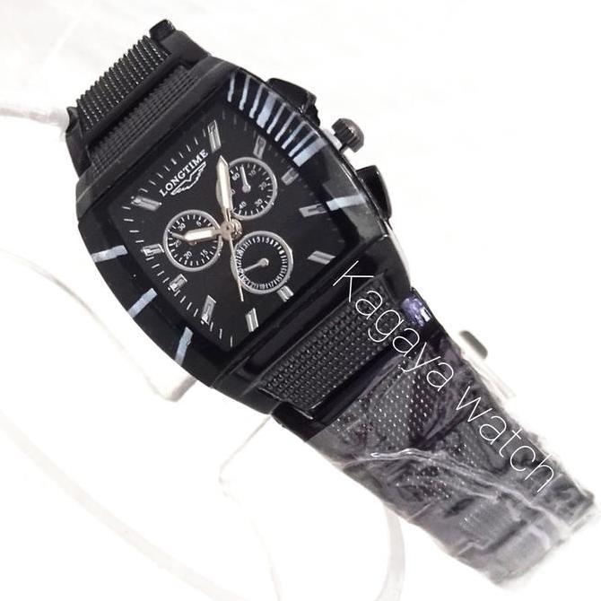 Jam Tangan Kotak Rantai Stainless Hitam Wanita Terbaru Terlaris Keren Murah,Jam Cewek,Arloji Wanita