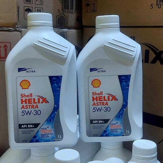 TERLARIS Oli Mesin Shell Helix  ASTRA 5W-30 100% ORIGINAL Kemasan 1 liter gratis ongkir