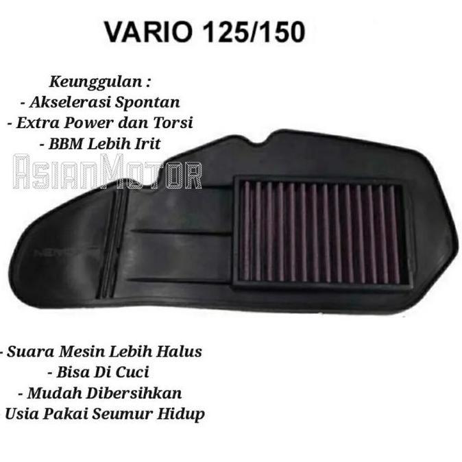 NEW FILTER SARINGAN UDARA HONDA VARIO 125 150 NEMO ORI