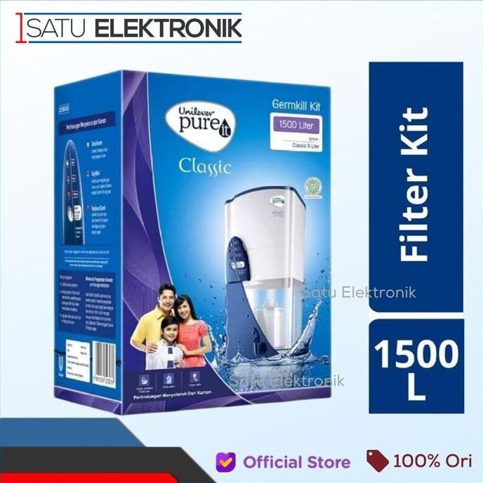 putriangkasapera - pureit germ kill kit filter air - 1500l