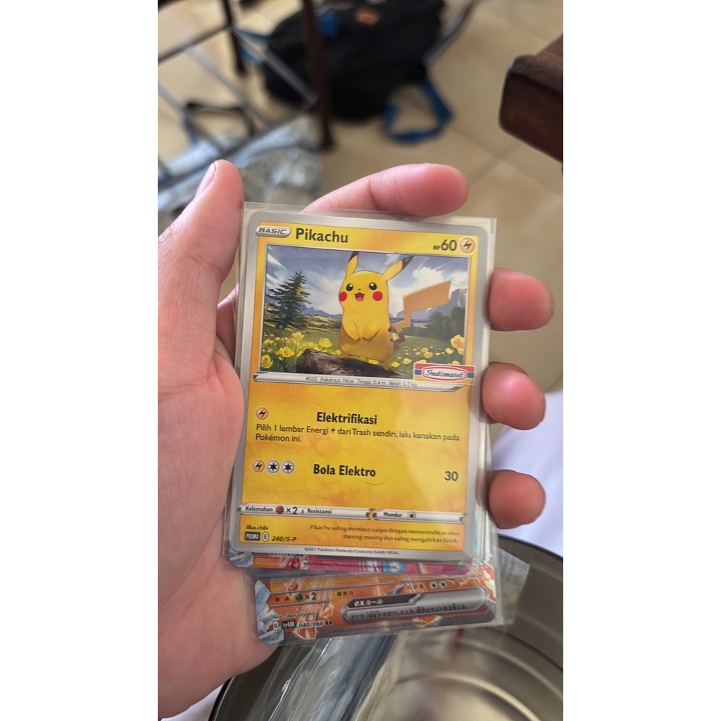 pikachu promo card indomaret