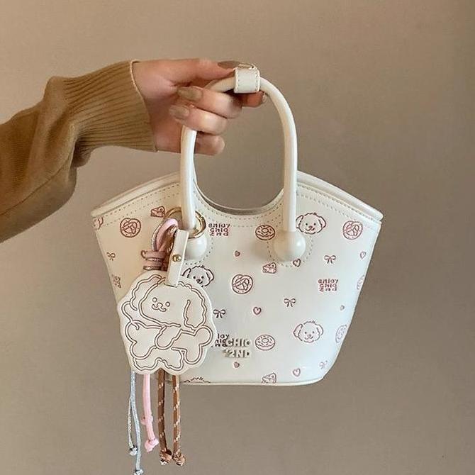 Handbag Wanita [Exclusive Kielgallagher] Tas Aesthetik Kartun Bucket Bag Lucu - Tas Jinjing Mini Wan