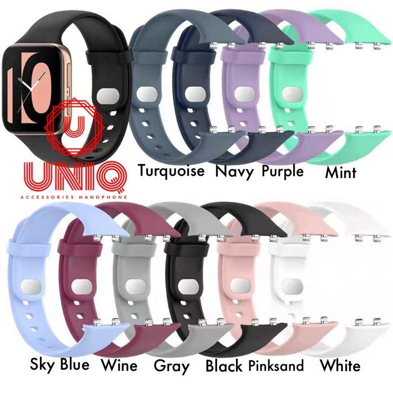 Strap Rubber OPPO Watch 41mm dan 46mm Tali jam Smartwatch OPPO Original High Quality