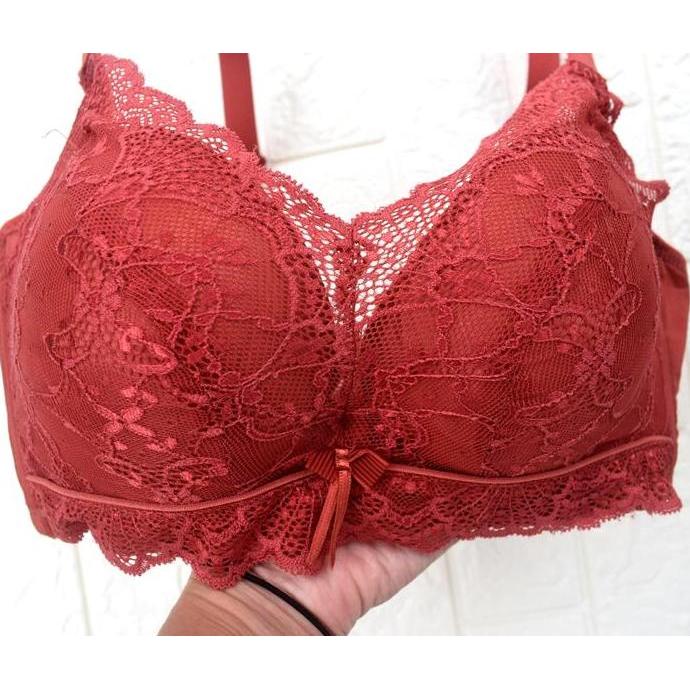 Misa- Bbl 134 Bh Busa Super Tebal Pushup Bra Berkawat Kait 3 Bahan Blokat Halus Super Soft Motif Bun