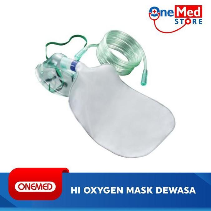 Onemed - Hi Oxygen Mask Dewasa Masker Untuk Kesehatan