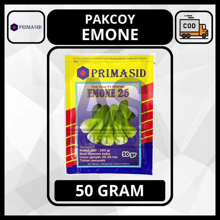 Promo / Benih Pakcoy F1 Hibrida Emone 50 Gram Primasid