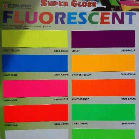 Pageup- Cat Duco Penta Nc Fluorescent/Stabilo Kuning & Hijau & Orange 200 Gram