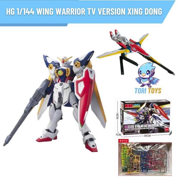 HG 1/144 Wing Warrior TV Version Xing Dong Mainan Robot
