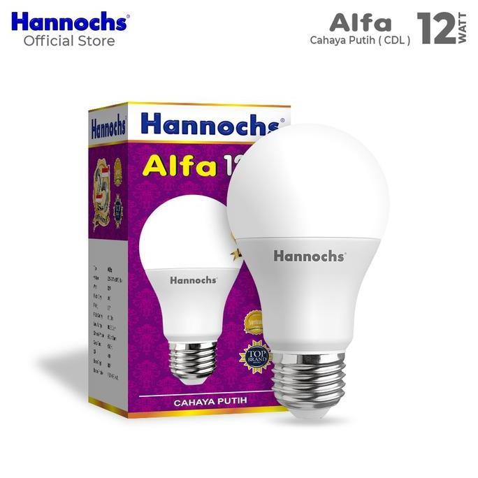 Lansungkirim- Hannochs Lampu Led Alfa 12 Watt Paket 4 Pcs