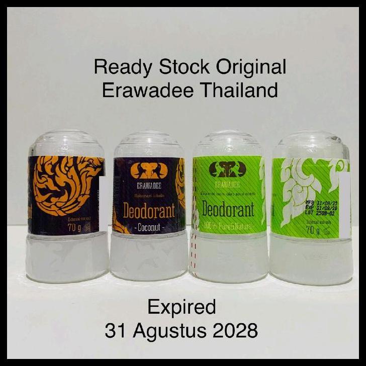 Erawadee Deodorant Crystal Varian Original Thailand Terlaris