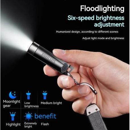 Lansungkirim- Philips Sfl1121 Senter Mini Portabel Led Senter Lampu Super Terang Lampu Senter Mini L