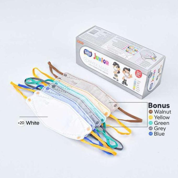 Masker Sensi Convex Junior Anak Surgical Mask Box