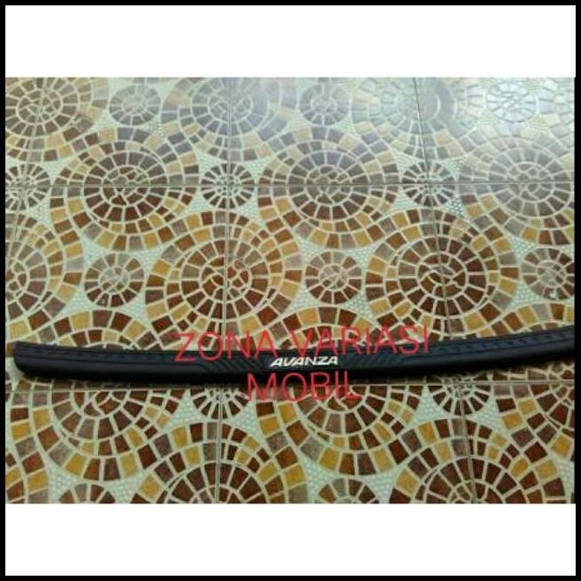BEST DEAL SILLPLATE SILL PLATE INJAKAN PLAT BAGASI BELAKANG AVANZA LAMA NEW VVTI 2010 2008 HITAM 