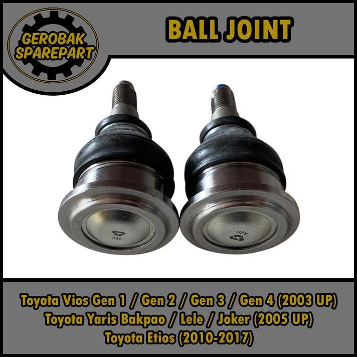 HOT DEAL BALL JOINT BAWAH LOWER SET - TOYOTA VIOS GEN 1 GEN 2 GEN 3 GEN 4 (2003 UP) / YARIS BAKPAO L