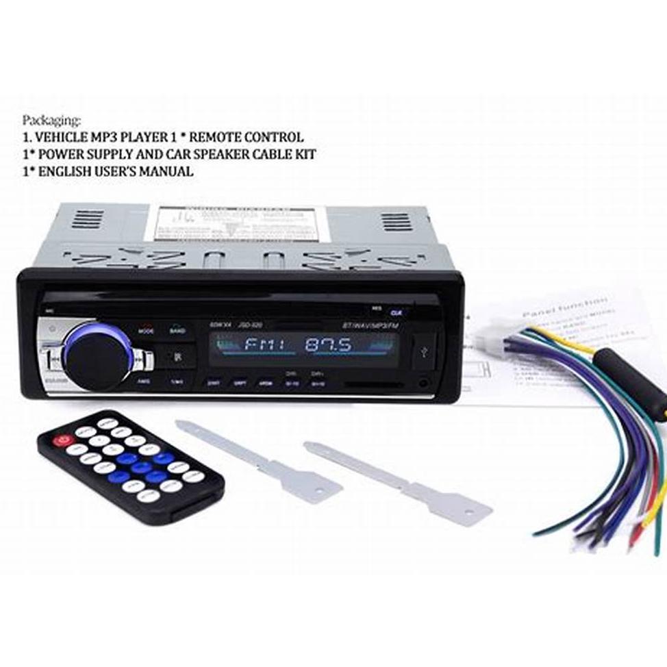 Bisa COD Tape Audio Mobil Multifungsi Bluetooth USB MP3 JSD-520 Single Din JSD-520 Audio Tape Mobil 
