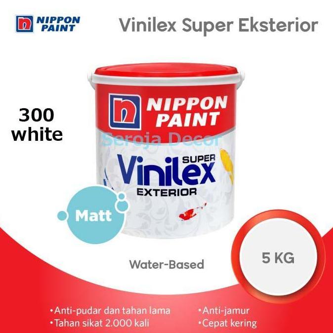 Nippon Paint Vinilex Exterior 5 kg 300 white