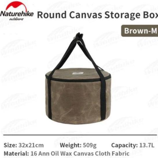 STORAGE BAG CANVAS BULAT NATUREHIKE NH20PJ129 TAS PERALATAN CAMPING