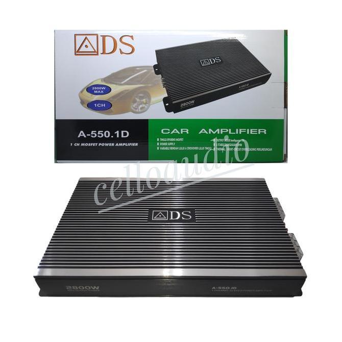 Power Monoblock Amplifier ADS A-550.1D 2800 Watt Audio Mobil Car