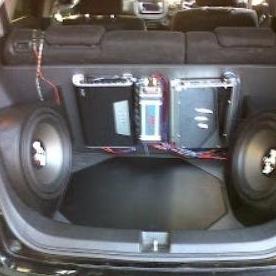 Custom Audio Box Speaker Honda Jazz