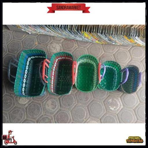 Tas Anyaman Plastik Kaca Premium / Tas Anyam Plastik Tebal Super Jumbo 5 Varian Ukuran / Tas Pasar C