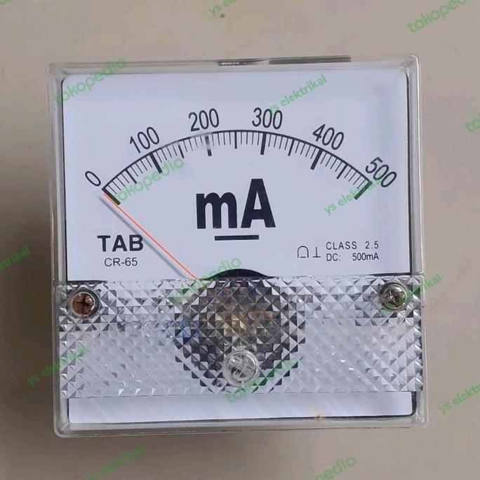 Ampere Meter Analog DC CR-65 500 mA CR65