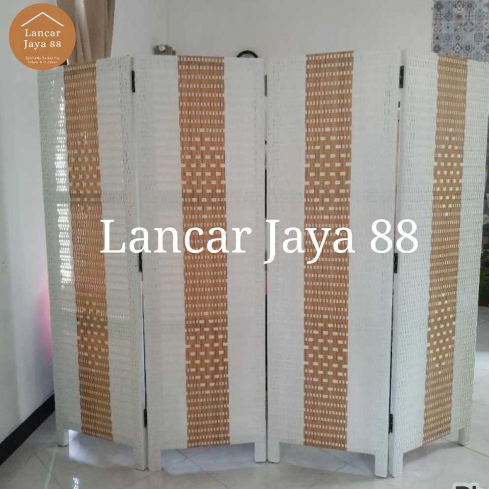 Sketsel Ruangan Rotan Sintetis 4 Pintu Terlaris
