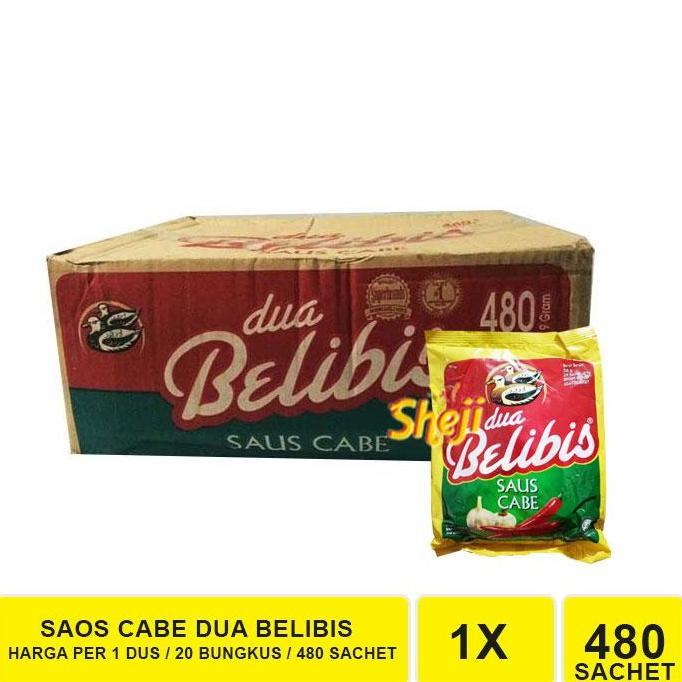 1 Dus Saos Sambal Belibis 480 Sachet