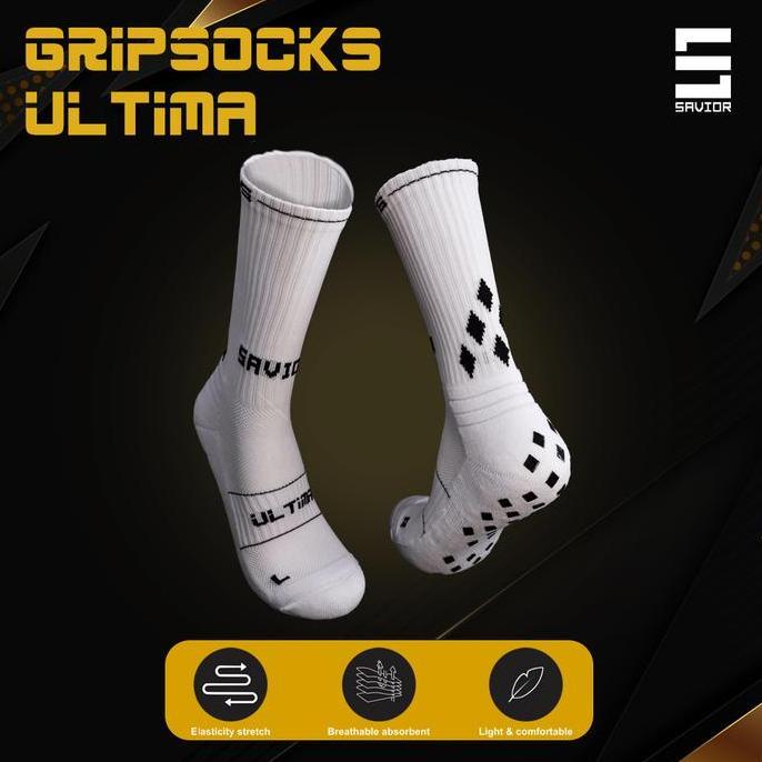 Savior Ultima Pendek - Grip Socks | Kaos Kaki Antiselip | Kaos Kaki Antislip | Kaos Kaki Futsal Sepa