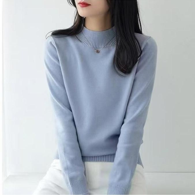 WOMEN WINTER SWEATER BAJU SWEATER WANITA DEWASA MUSIM DINGIN BAHAN TEBAL BULU HANGAT FASHION