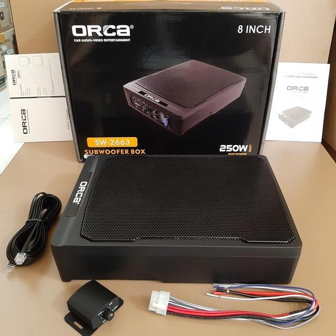 Sub Kolong ORCA SW 2663 Subwoofer Kolong Jok Mobil