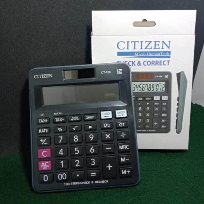 55. Citizen Ct169 Check & Correct Calculator - Kalkulator Meja Ct 169