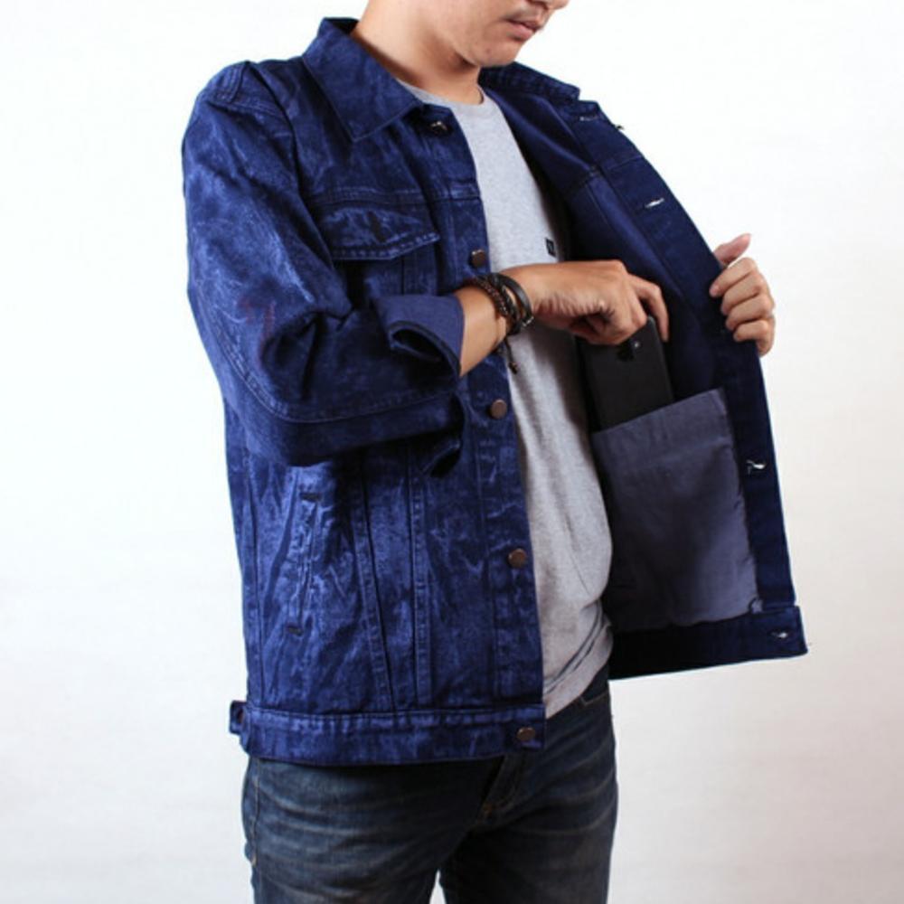 terlaris jaket jeans jaket denim pria original import big size m - 6xl pria cowo premium