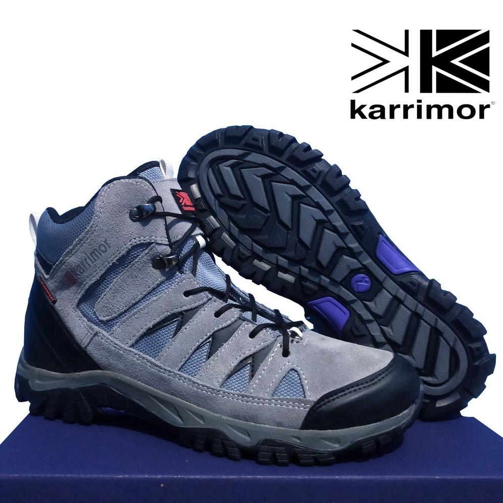 Favorit Sepatu Outdoor Karrimor Pria/Wanita-Sepatu Gunung-Hiking-Trekking Waterproof-Sepatu Boot Kar