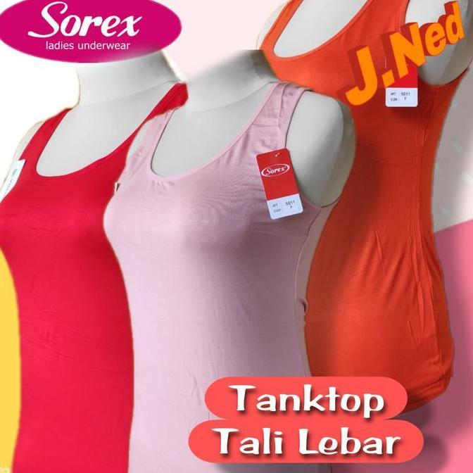 UCUPGROSIRTOKO - J120 SOREX TANKTOP ATASAN KAOS DALAM WANITA REMAJA DAN DEWASA, TANKTOP KAMISOL ALL 