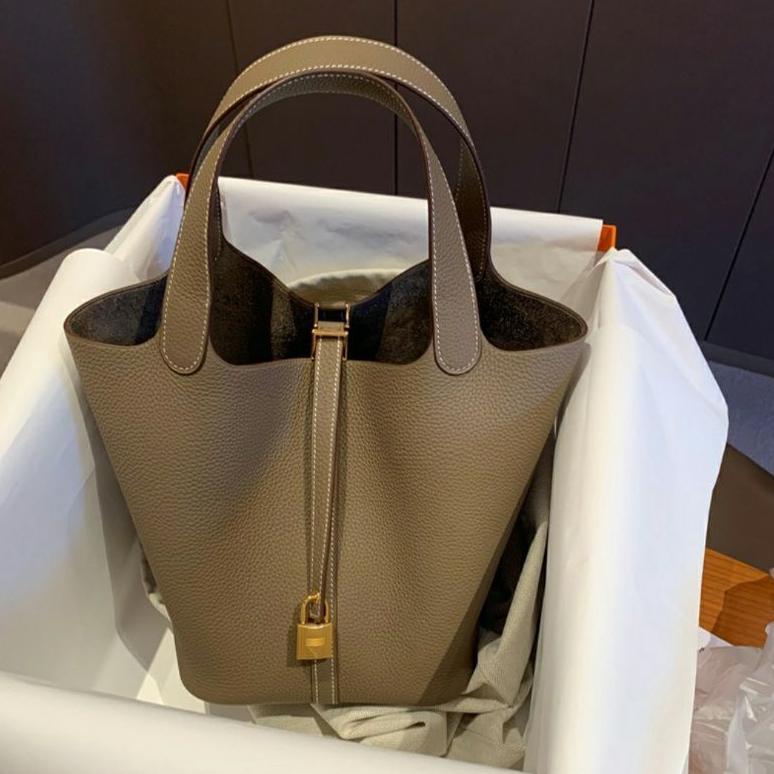 TERLARIS (Free Aksesoris) Pico Bag Tas Kulit Tebal Premium Top Handle Quality Aesthetic Perfect Gift