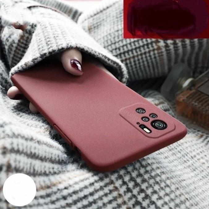 Soft Case Kompatibel Untuk Redmi Note 10 / 10s Redmi Note 10 Pro Slim Matte Silicon Sandstone