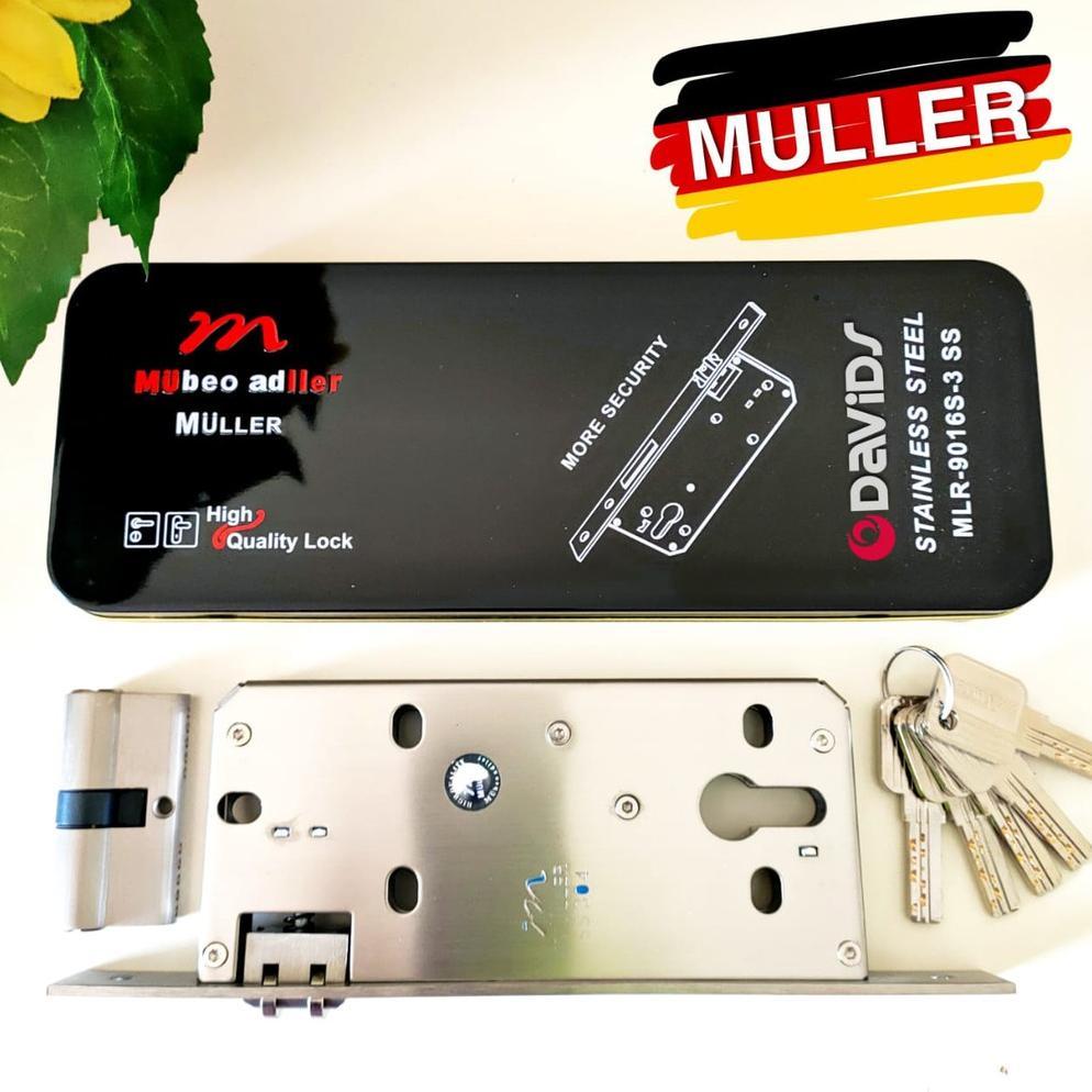 Muller Body Kunci Pelor Pintu Rumah Slot Kupu Tarung Stainless 9016