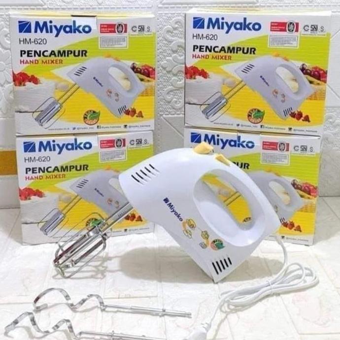 Dayanaputrisembilan - Mixer Miyako Hm-620 Dengan 5 Kecepatan + Turbo Dan Daya 190 Watt - Pengaduk