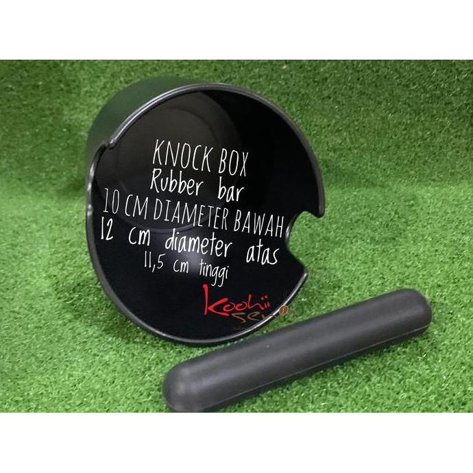 Maschera- Knock Box Hitam Simple Home Barista Espresso Tools