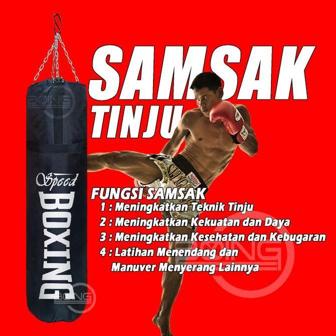 Nandashopempat77 - Paket samsak tinju Ukuran remaja - Samsak silat- Samsak silat berkualitas Boxing