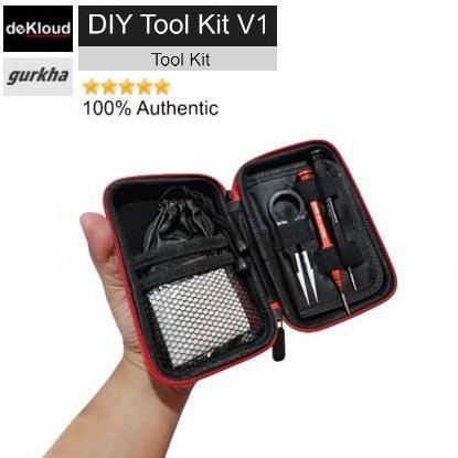 Dillamenselc - Authentic Gurkha Diy Coil Tool Kit | Tang Mini Pinset Gunting Alat Jig