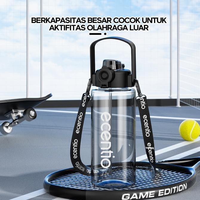 Posto- Ecentio Botol Plastik 1100Ml Botol Minum Besar Botol Minum Olahraga Sport Botol Minum Anak Co