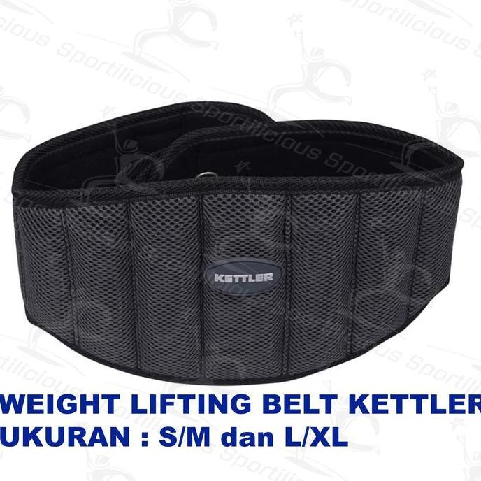 Whygym- Kettler Weight Lifting Belt Sabuk Angkat Besi Ban Angkat Besi Beban