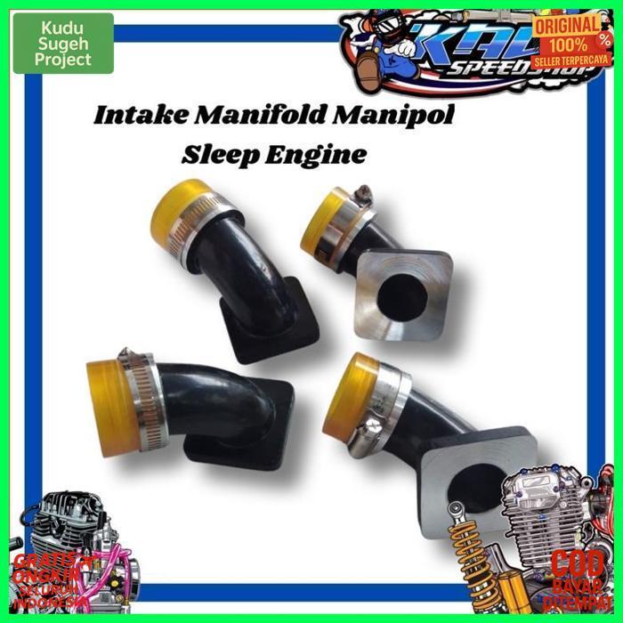 Exclusive Manipol Manifold Intake Teflon Sleep Engine Bebek Matic Pe/Pwk 28 Pe 35
